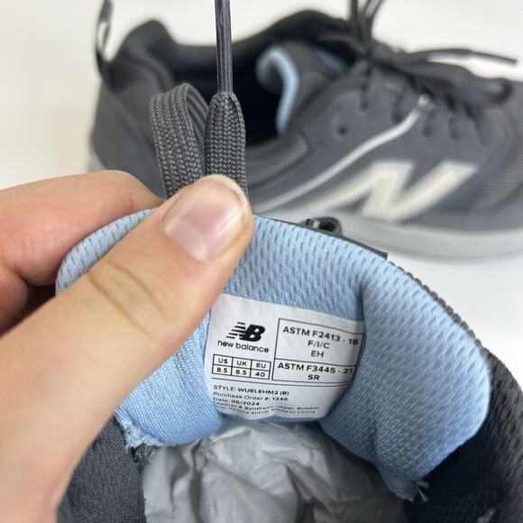 New Balance Men's 8.5 Elite Lite Electrical Hazard Medium Composite Toe Gray - Picture 11 of 11